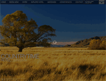 Tablet Screenshot of countrytimehotel.co.nz